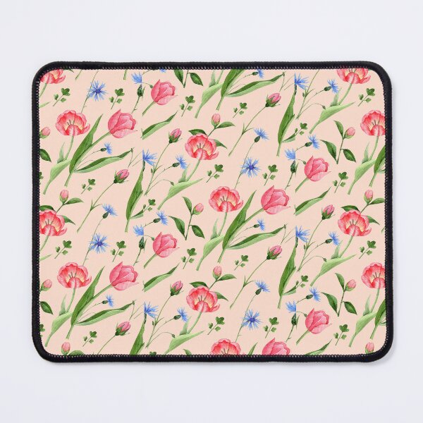 Item preview, Spring Flowers with Tulips and Cornflowers designed and sold by White Rabbit Design .