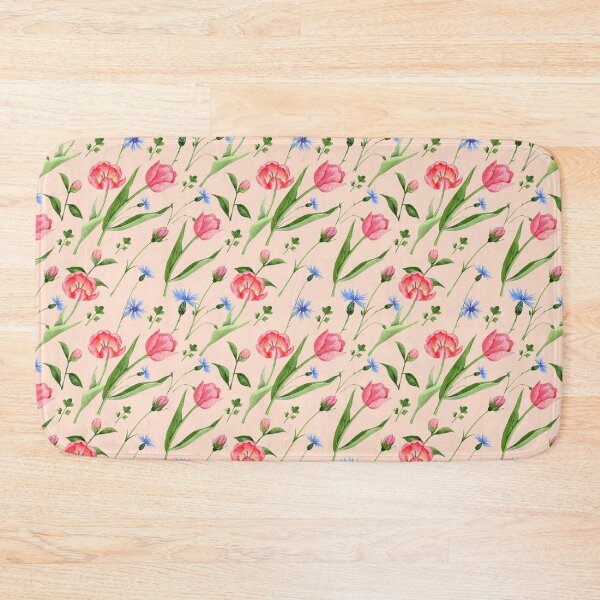 Item preview, Spring Flowers with Tulips and Cornflowers designed and sold by White Rabbit Design .
