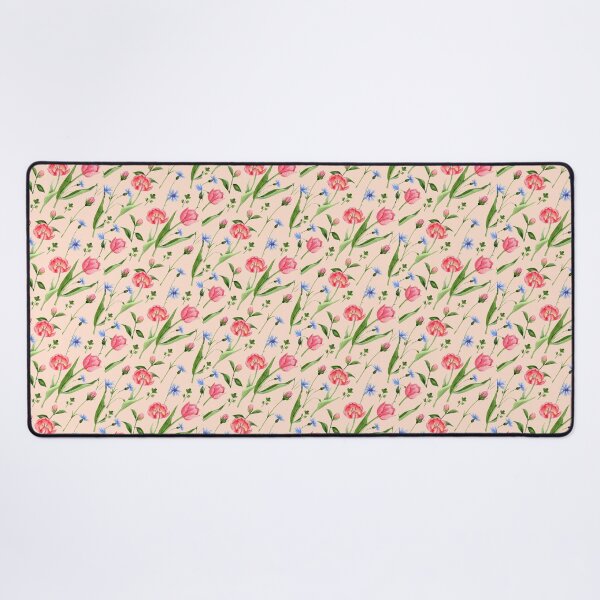 Item preview, Spring Flowers with Tulips and Cornflowers designed and sold by White Rabbit Design .