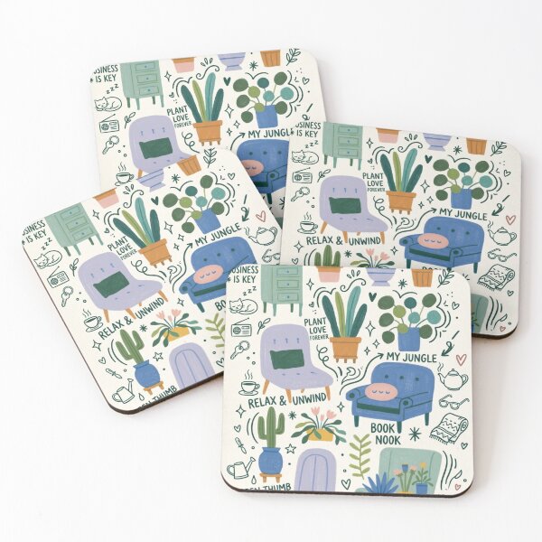 Item preview, Reading Room Ruckus: It’s a Jungle (and a Pilea) in Here! designed and sold by Print Fiction.