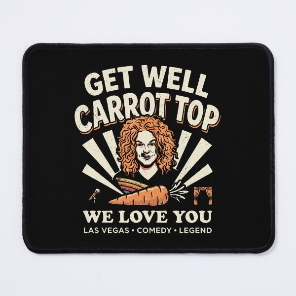 Item preview, Carrot Top - Get Well Carrot Top - We Love You - Las Vegas Comedy Legend designed and sold by ismaelgeme.