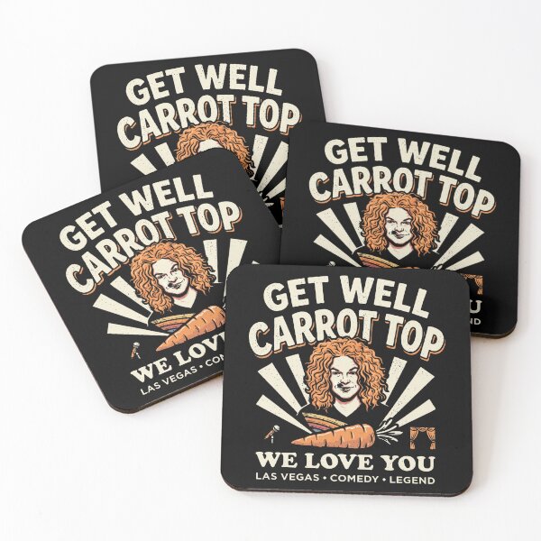 Item preview, Carrot Top - Get Well Carrot Top - We Love You - Las Vegas Comedy Legend designed and sold by ismaelgeme.