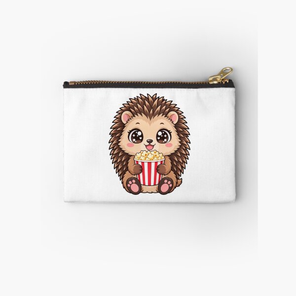 Item preview, Cute Kawaii Hedgehog With Popcorn designed and sold by Eternalski.