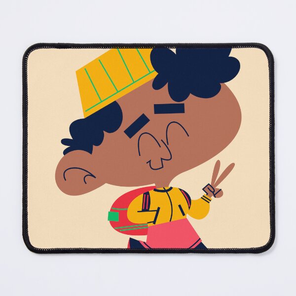 Item preview, Cute Boy Walking to School Peace Sign Vector designed and sold by PIXeez⭐️⭐️⭐️⭐️⭐️.