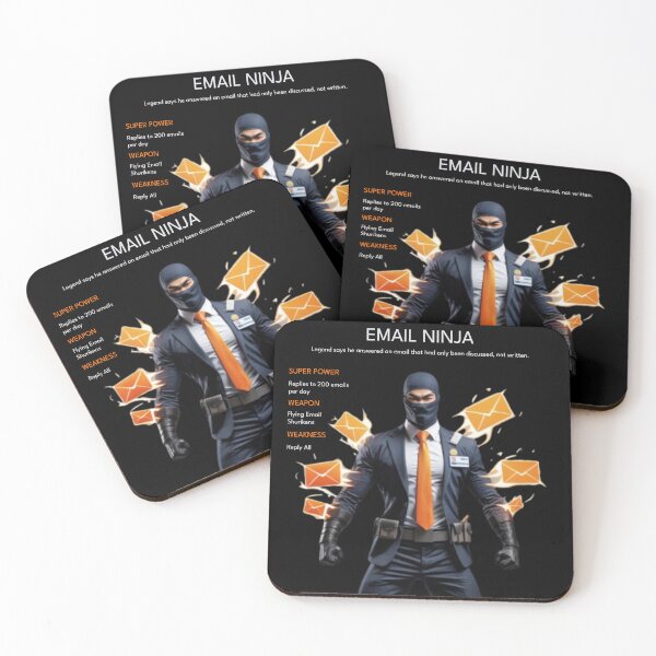 Item preview, Email Ninja – Corporate Superhero | Corpo Heroes designed and sold by Corpoheroes.