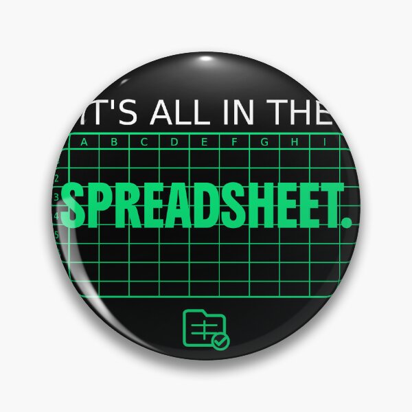 Item preview, It's All In The Spreadsheet | Office Humor T-Shirt designed and sold by Corpoheroes.