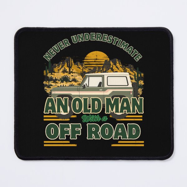 Item preview, Never Underestimate An Old Man With An Off Road Retro Vintage Gifts designed and sold by LeSoniPapaPrint.