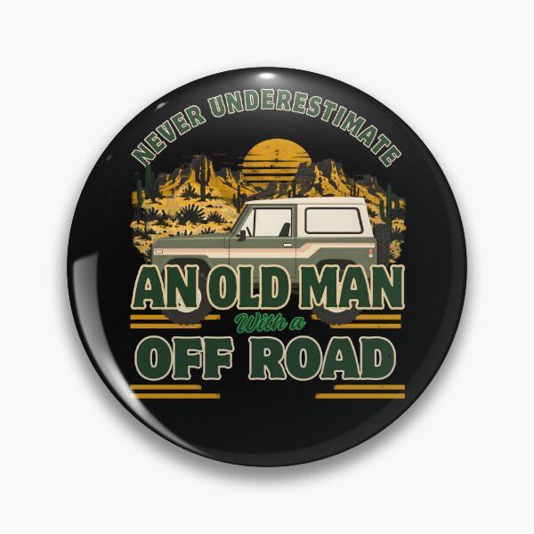 Item preview, Never Underestimate An Old Man With An Off Road Retro Vintage Gifts designed and sold by LeSoniPapaPrint.