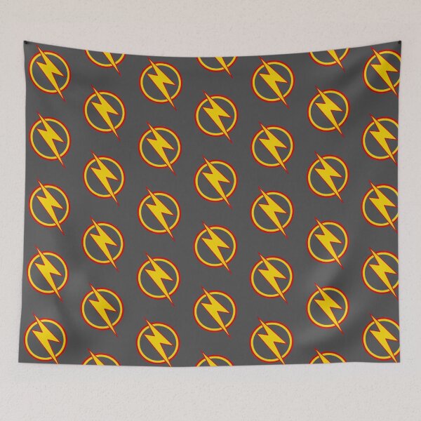 Item preview, The Flash Superhero Emblem - Classic Scarlet Speedster Lightning Bolt Logo designed and sold by PoppaBear71.
