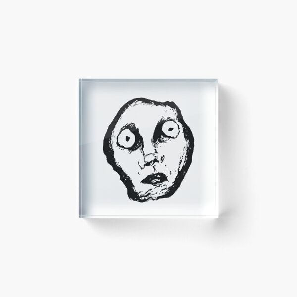 Item preview, horror sticker scared melting designed and sold by Earlrose.