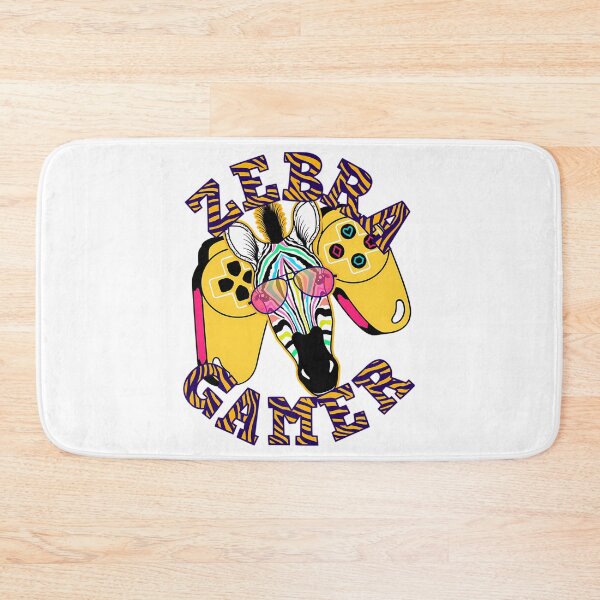 Item preview, Zebra Gamer - Retro Style Design Game Controller designed and sold by MySweatees.
