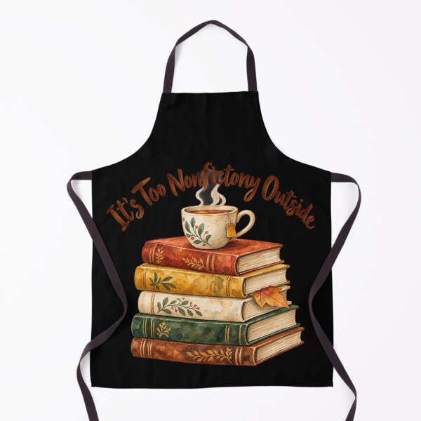 Item preview, It's Too Nonfictony Outside Watercolor Book Lover designed and sold by Ela-graphicwiz.