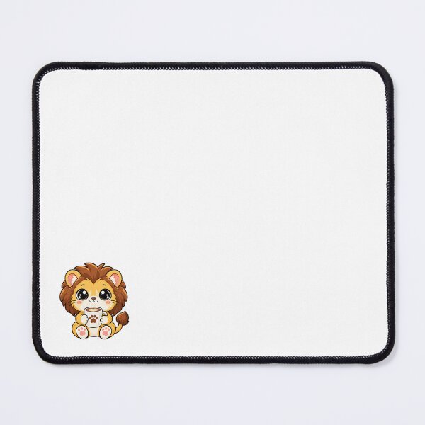 Item preview, Cute Kawaii Lion With Coffee designed and sold by Eternalski.