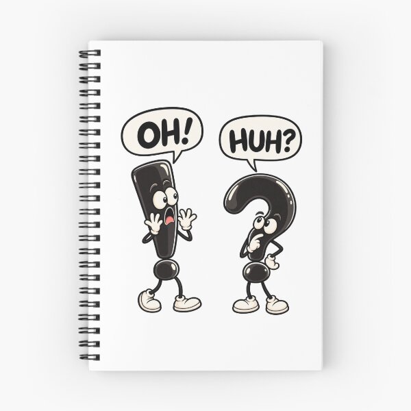 Item preview, Funny Punctuation Characters Oh Huh designed and sold by RetroPop23.