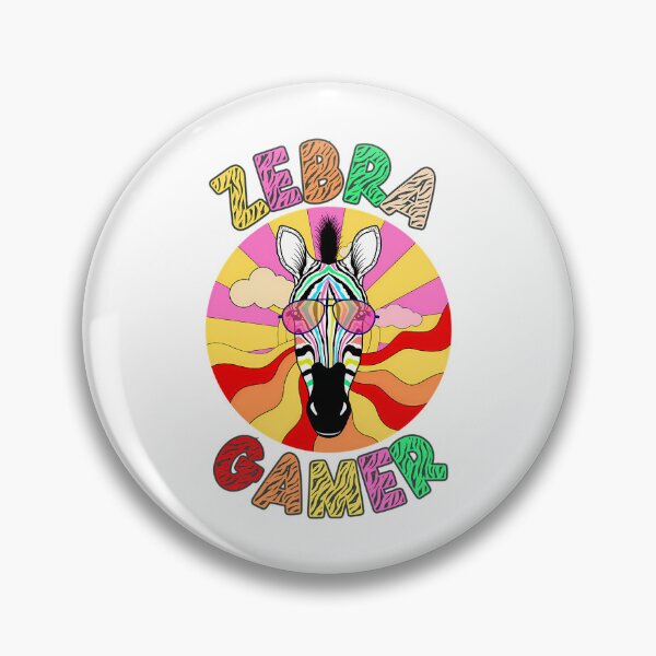 Item preview, Zebra Gamer - Retro Style Design With Cool Sunglasses-Wearing Zebra designed and sold by MySweatees.