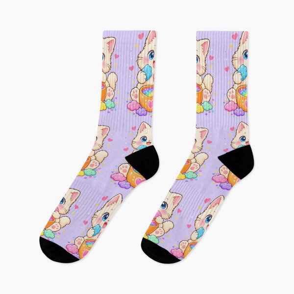 Item preview, Rainbow Cookie Kawaii Kitten designed and sold by Pure Craft.