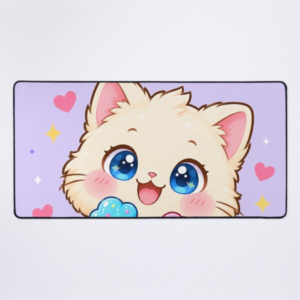Item preview, Rainbow Cookie Kawaii Kitten designed and sold by Pure Craft.