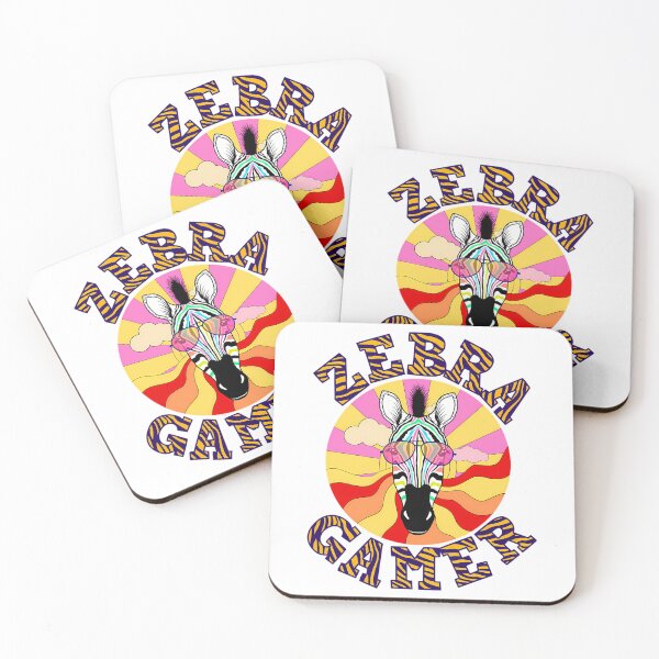 Item preview, Zebra Gamer - Retro Style Design With Cool Sunglasses designed and sold by MySweatees.