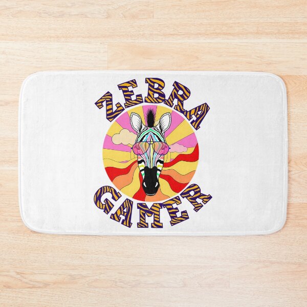 Item preview, Zebra Gamer - Retro Style Design With Cool Sunglasses designed and sold by MySweatees.