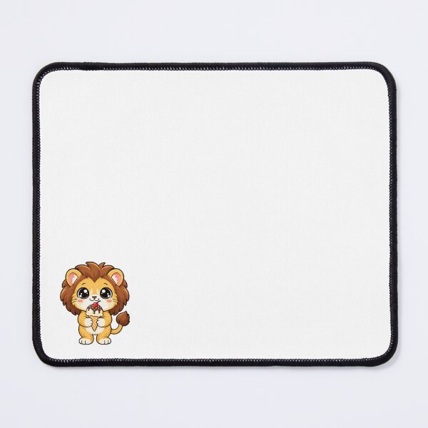 Item preview, Cute Kawaii Lion With Ice Cream designed and sold by Eternalski.