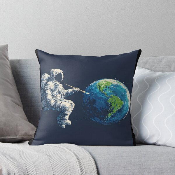 Item preview, Space Painting Earth – Astronaut Creating Cosmic Art designed and sold by D-Oles-Mercher.