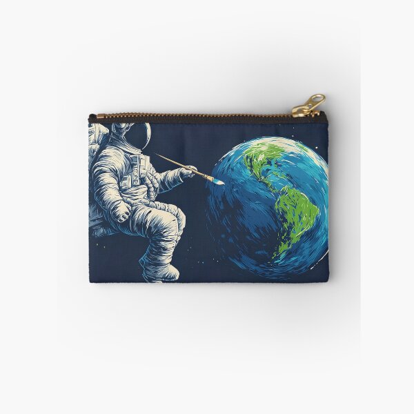 Item preview, Space Painting Earth – Astronaut Creating Cosmic Art designed and sold by D-Oles-Mercher.