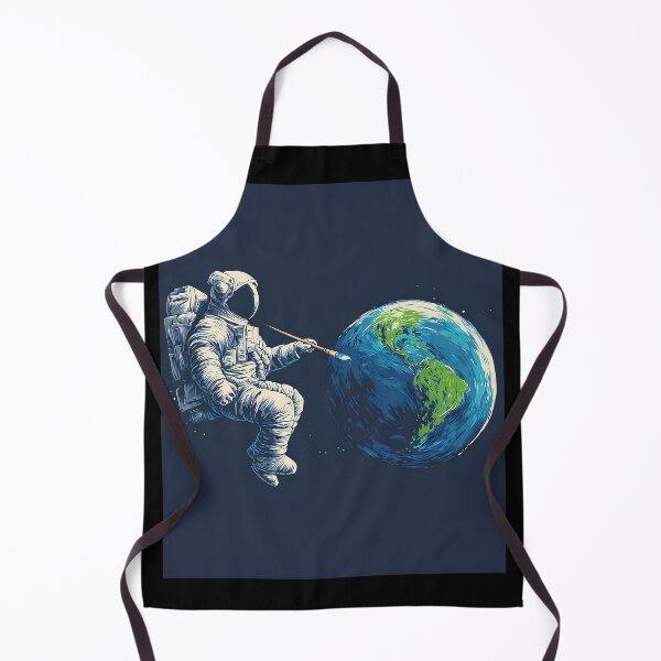 Item preview, Space Painting Earth – Astronaut Creating Cosmic Art designed and sold by D-Oles-Mercher.