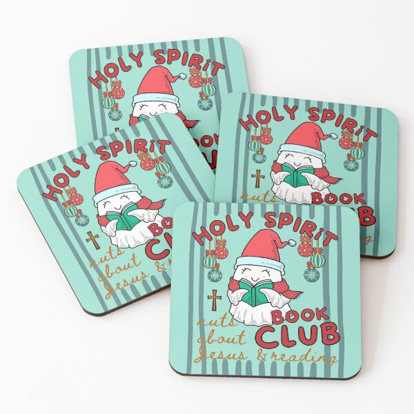 Item preview, Holy Spirit Book Club Nuts About Jesus and Books Love Christmas Cute Ghost Reading Bookish designed and sold by Forevermore.