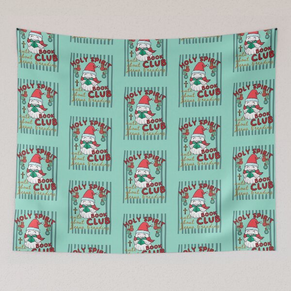 Item preview, Holy Spirit Book Club Nuts About Jesus and Books Love Christmas Cute Ghost Reading Bookish designed and sold by Forevermore.
