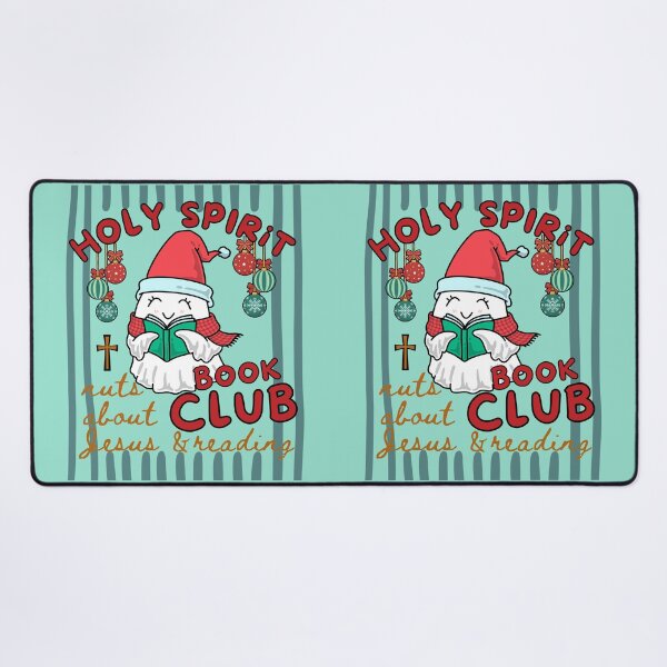 Item preview, Holy Spirit Book Club Nuts About Jesus and Books Love Christmas Cute Ghost Reading Bookish designed and sold by Forevermore.