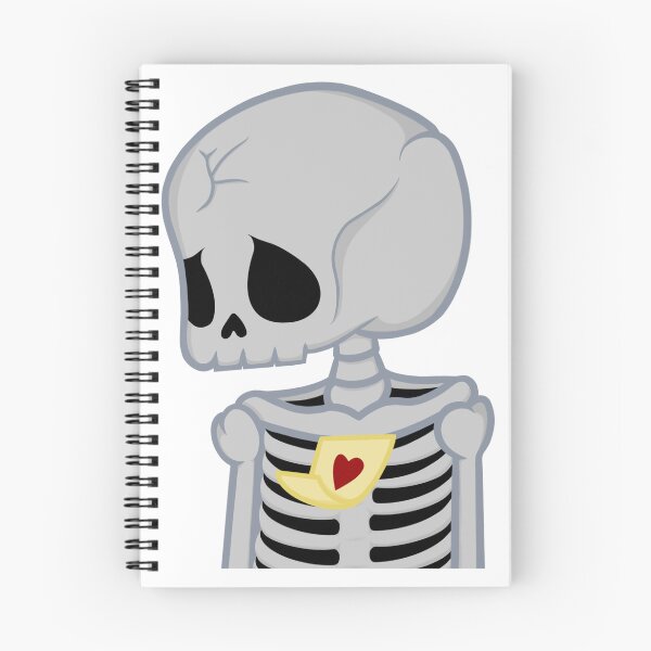Item preview, Heart Post-it skeleton designed and sold by Ninjakittyjinx.