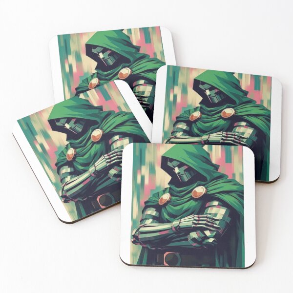 Item preview, Emerald Masked Guardian – Armored Shadow Portrait designed and sold by WATEKE.
