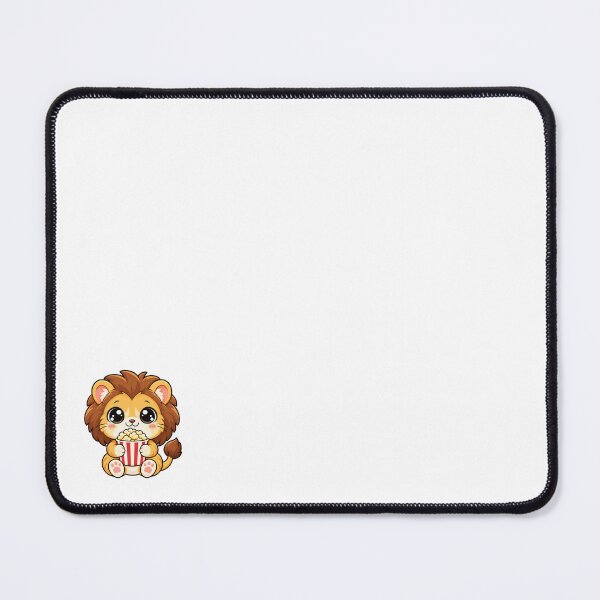 Item preview, Cute Kawaii Lion With Popcorn designed and sold by Eternalski.