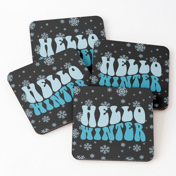 Item preview, Hello Winter – Cute Retro Snowflake Winter Design designed and sold by RICENO.