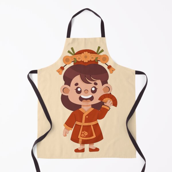 Item preview, Cute Japanese Geisha Girl Folding Fan Kimono Vector designed and sold by PIXeez⭐️⭐️⭐️⭐️⭐️.