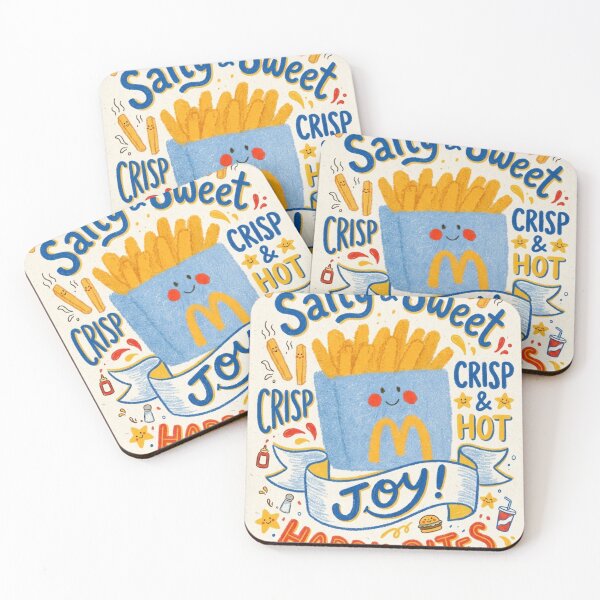 Item preview, Unhappy Meals: Fries Cry over Spilled Cola while the Burger Just Watches. designed and sold by Print Fiction.