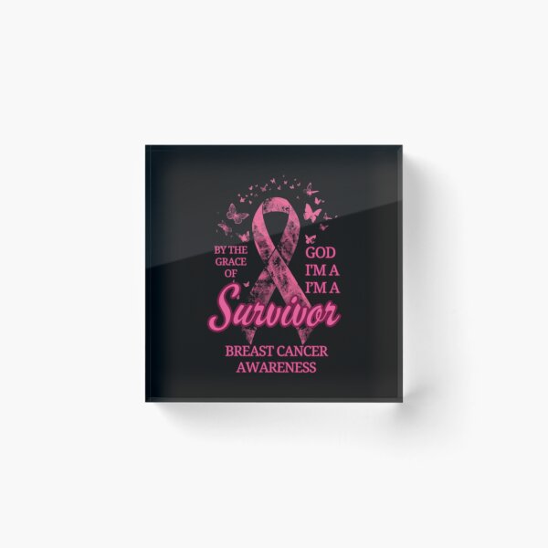 Item preview, By The Grace Of God Survivor Ribbon designed and sold by alvablakefg.
