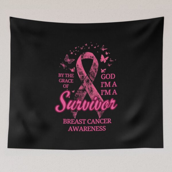 Item preview, By The Grace Of God Survivor Ribbon designed and sold by alvablakefg.