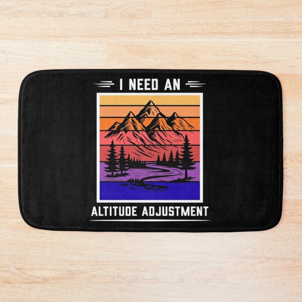 Item preview, I Need An Altitude Adjustment Vintage Sunset Mountains designed and sold by Dailey-FS.