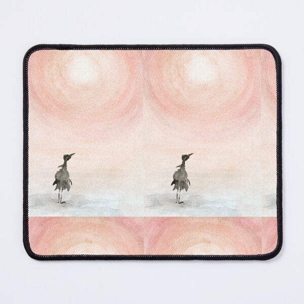 Item preview, Bird Silhouette Art, Minimalist Horizon Ink Painting, Simple Neutral Wall Decor designed and sold by NataliaFlaherty.