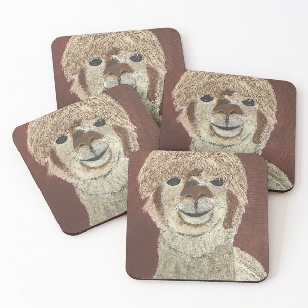 Item preview, Sebastian, The Llama Portrait designed and sold by ArtbyTrudy.