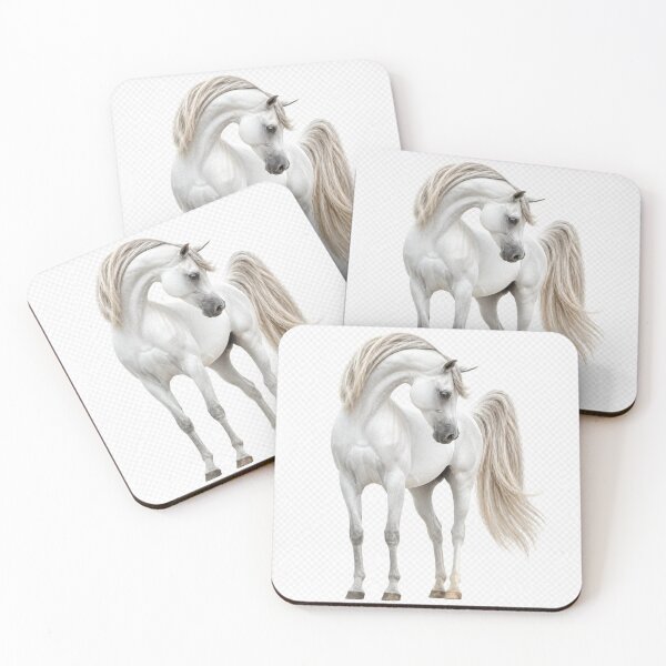 Item preview,  Majestic White Arabian Horse – Elegant Equestrian Fantasy designed and sold by anaqae-questria.