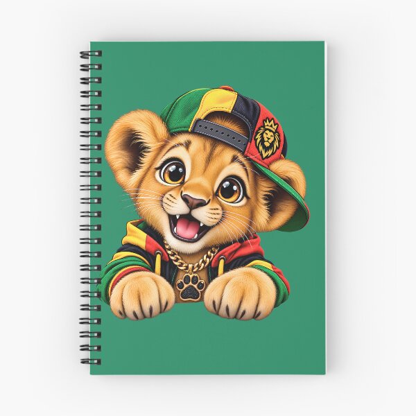 Item preview, Rasta Lion Cub Streetwear Vibe - Reggae Animal Print designed and sold by digitalbob60.