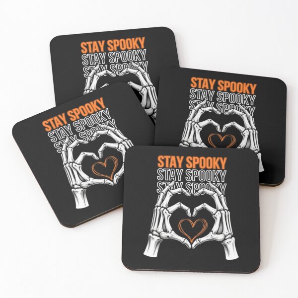 Item preview, Stay Spooky Skeleton Hands Heart designed and sold by alvablakefg.