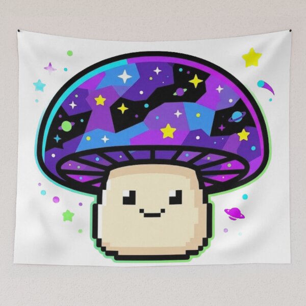 Item preview, Cosmic Mushroom - Retro Galactic Power designed and sold by conamor-bymel.