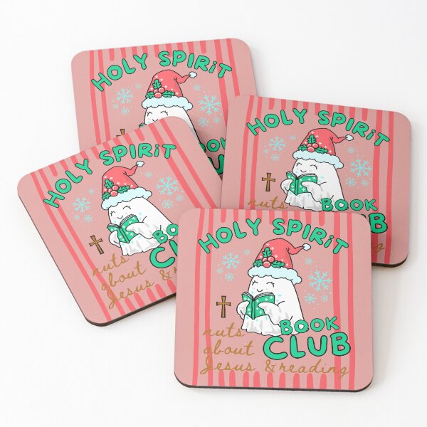 Item preview, Holy Spirit Book Club Nuts About Jesus and Books Love Christmas Cute Ghost Reading Bookish designed and sold by Forevermore.