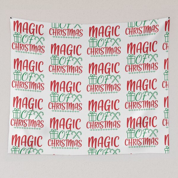 Item preview, Magic of Christmas Quote Festive Holiday Christmas Vibes designed and sold by FuzionRaptor.