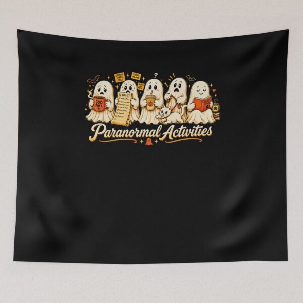 Item preview, Paranormal Activities Cute Ghosts Daily Routine designed and sold by alvablakefg.
