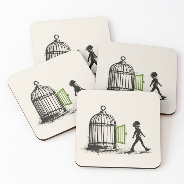 Item preview, Freedom Escape Birdcage | Street Art Liberation designed and sold by Moons Studio.