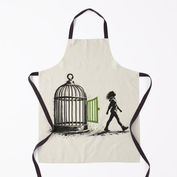 Item preview, Freedom Escape Birdcage | Street Art Liberation designed and sold by Moons Studio.